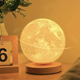 Rotating Moon Lamp with Remote