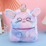 Cute Fluffy Bunny Backpack