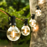 G40 LED Outdoor Glass Solar String Lights