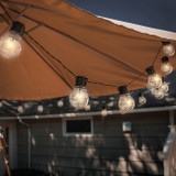 LED Outdoor Solar Festoon String Lights