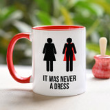 It Was Never A Dress Mug