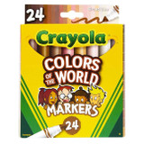 Colours of the World Markers 24pk