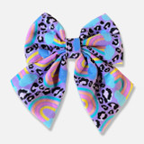 Boss & Boo Luxe Dog Sailor Bow: Happy Go Lucky Leopard