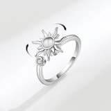 Spinning Sun Adjustable Fidget Ring