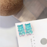 Glitter Gummy Bear Earrings