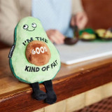 "I'm the Good Kind of Fat" Plush Avocado