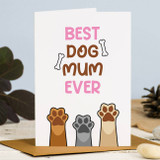 Best Dog Mum Card