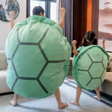 Wearable Turtle Shell Plush Toy