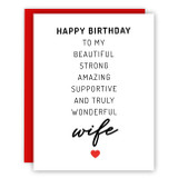 Happy Birthday to My... Wife Card