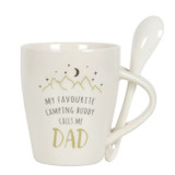 Dad Camping Buddy Mug & Spoon Set