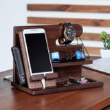 Rustic Ridge Wooden Desk Organiser