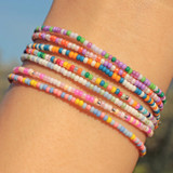 Rainbow Seed Beads - 7200 Pieces