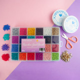 Rainbow Seed Beads - 7200 Pieces