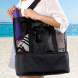 Mesh Beach Bag with Cooler