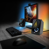 Multicolour LED Gaming Speakers