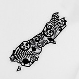 Kiwiana Fern New Zealand Map