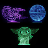 3D Illusion Night Light - Space Adventures