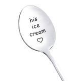 His and Hers Ice Cream Spoon Set