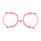 Magnetic Heart Bracelet Set - Pink
