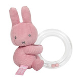 Miffy Pink Rib Ring Rattle