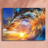 Wave Breaking - 30 x 40 Paint by Numbers Kit