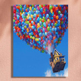 Balloon House - 30 x 40 Paint by Numbers Kit
