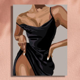 Little Black Dress - 30 x 40 Paint by Numbers Kit