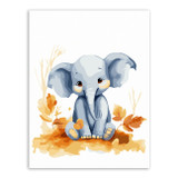 Baby Elephant - 30 x 40 Paint by Numbers Kit
