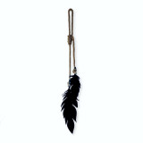 Mini Hanging Feathers Stainless Steel Art