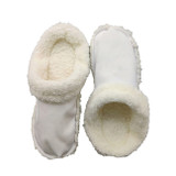 White Fleecy Liners for Crocs