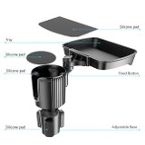 Car Cup Holder Expander & Tray