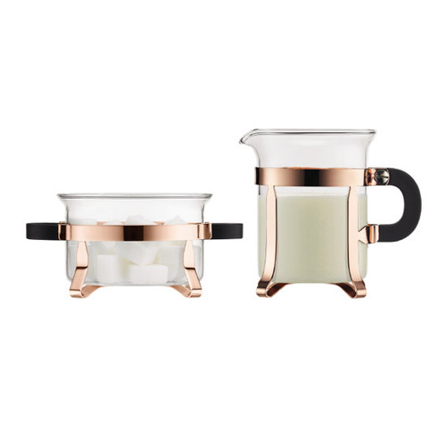 Chambord Copper Sugar and Creamer Set