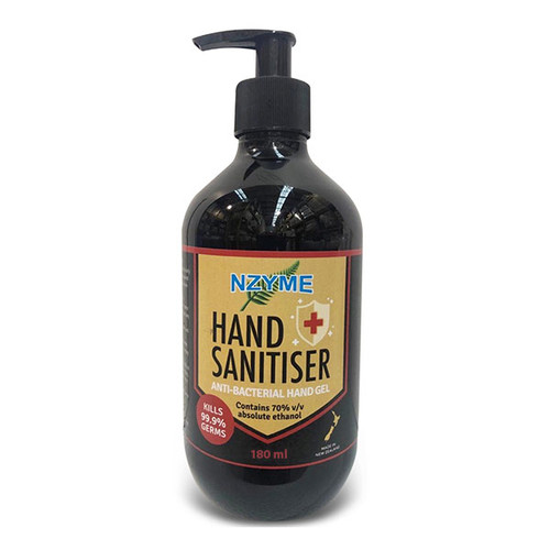 NZYME Hand Sanitiser Gel - 180ml