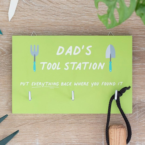 Dad's Tool Station with Hooks