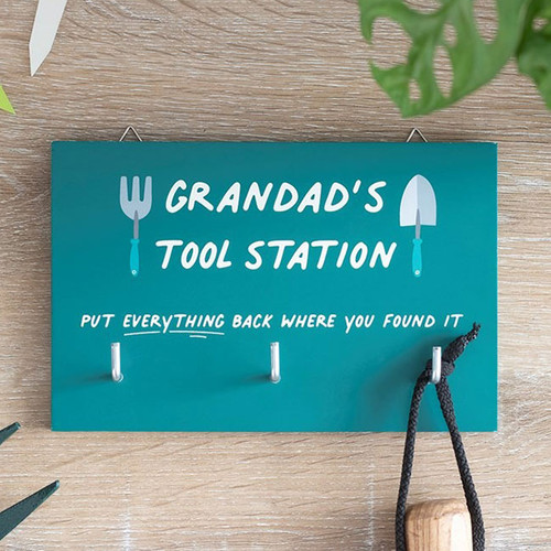 Grandad's Tool Station with Hooks
