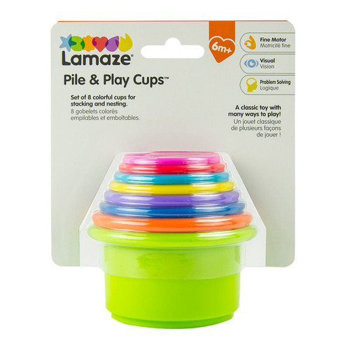 Lamaze Pile & Play Stacking Cups - 3 Pack