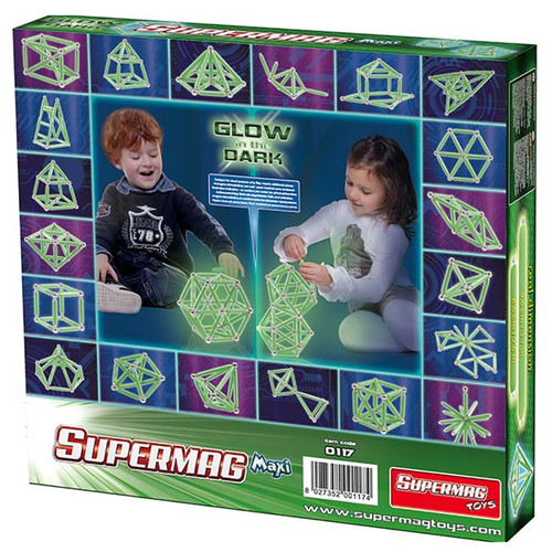 Supermag Maxi Glow In The Dark - 44 pieces