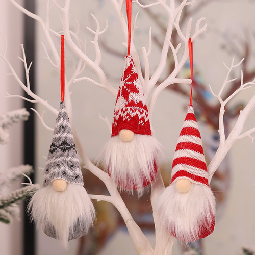 Santa Gnome Christmas Decoration - 3 Pack