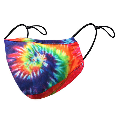 Adult Abstract Tie Dye Swirl Reusable Face Mask