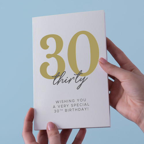 Wishing You a Very Special 30th Birthday Card