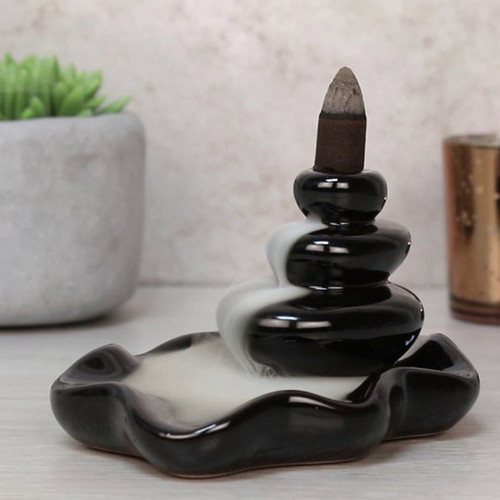 Large Pebbles Backflow Incense Burner