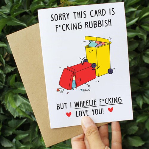 F*cking Rubbish Valentines Card