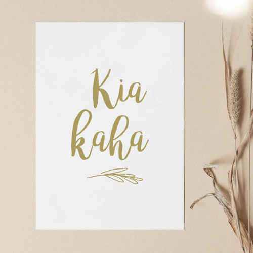 Kia Kaha Card