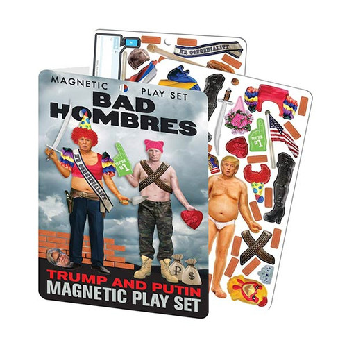 Bad Hombres - Trump & Putin Magnetic Dress Up Doll Play Set