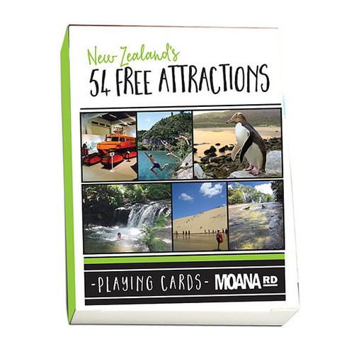 New Zealand's 54 Free Attractions Playing Cards