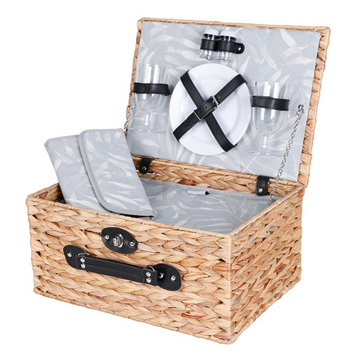 Palm Leaf 2 Person Picnic Basket