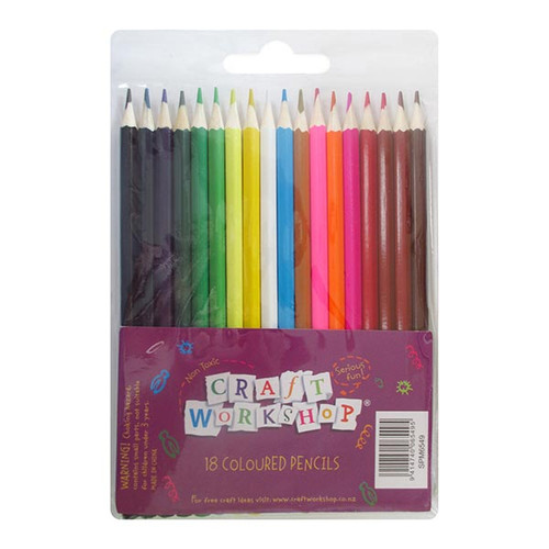 Craft Colour Pencils - 18pc