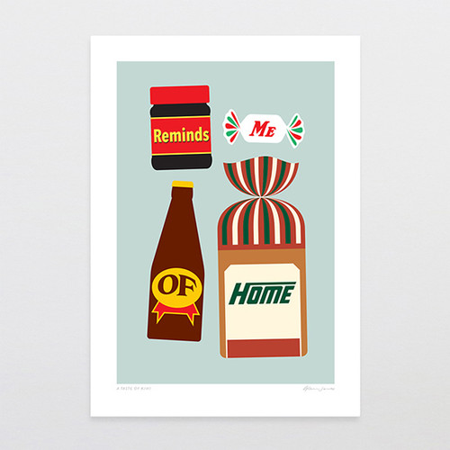 Glenn Jones 'Taste of Kiwi Art' Print