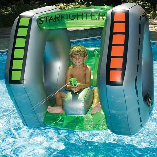 Star Fighter with Water Gun Pool Float