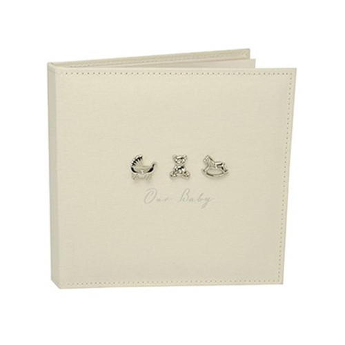 Our Baby Linen Fabric Album